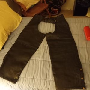 Bikers Club Leather Chaps